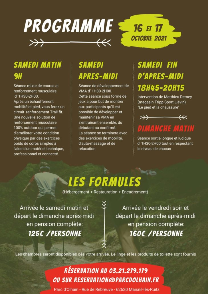 Flyer Stage De Trail