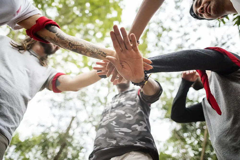 team building nature